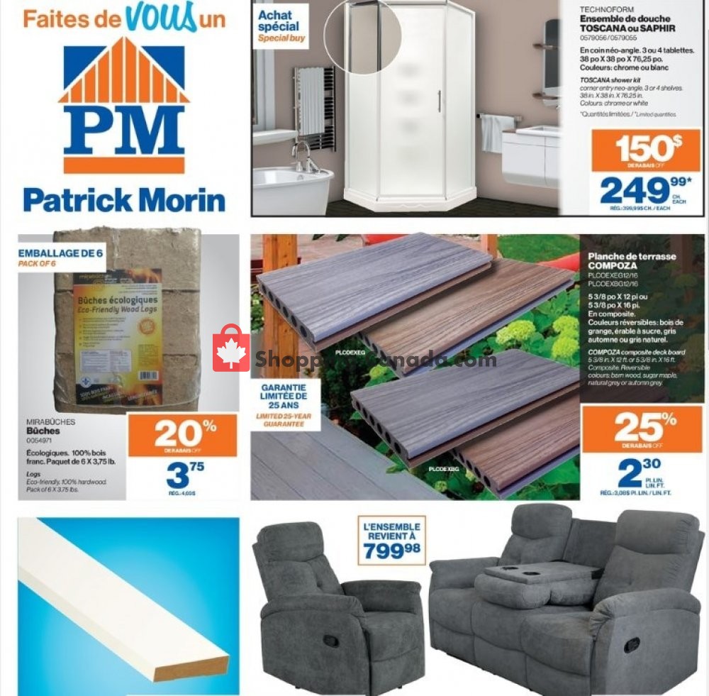 Patrick Morin flyer from Thursday August 8, 2019 to Wednesday August 14, 2019 - page 1