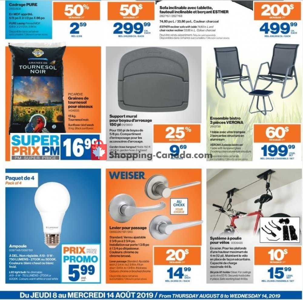 Patrick Morin flyer from Thursday August 8, 2019 to Wednesday August 14, 2019 - page 2