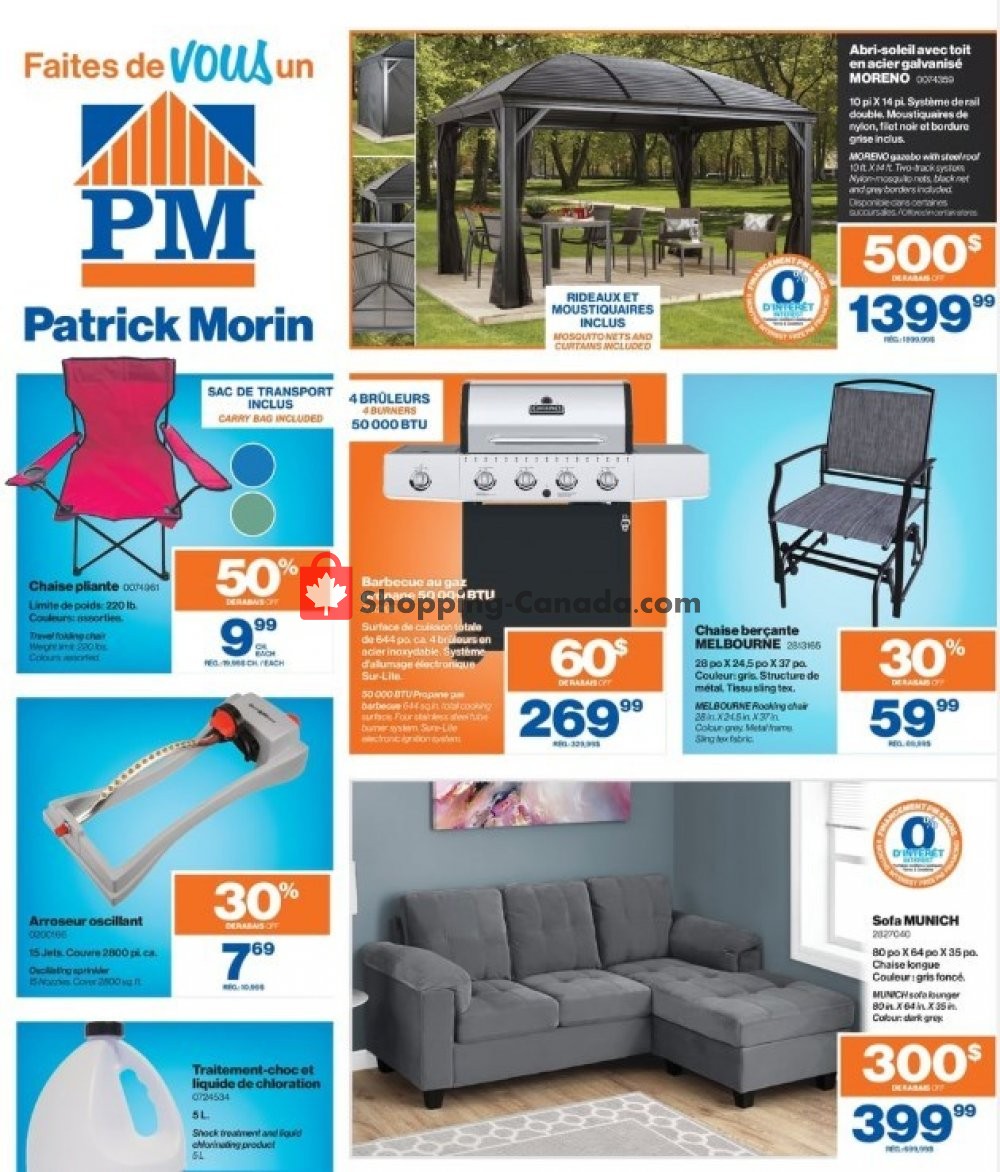 Patrick Morin flyer from Thursday July 11, 2019 to Wednesday July 17, 2019 - page 1