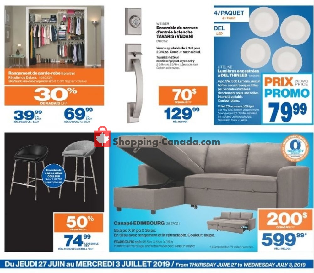 Patrick Morin flyer from Thursday June 27, 2019 to Wednesday July 3, 2019 - page 2