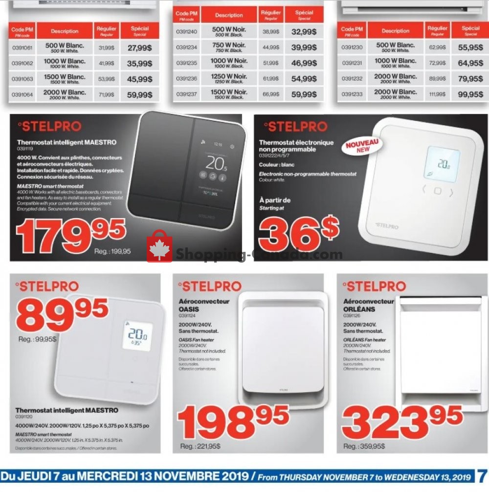 Patrick Morin flyer from Thursday November 7, 2019 to Wednesday November 13, 2019 - page 14