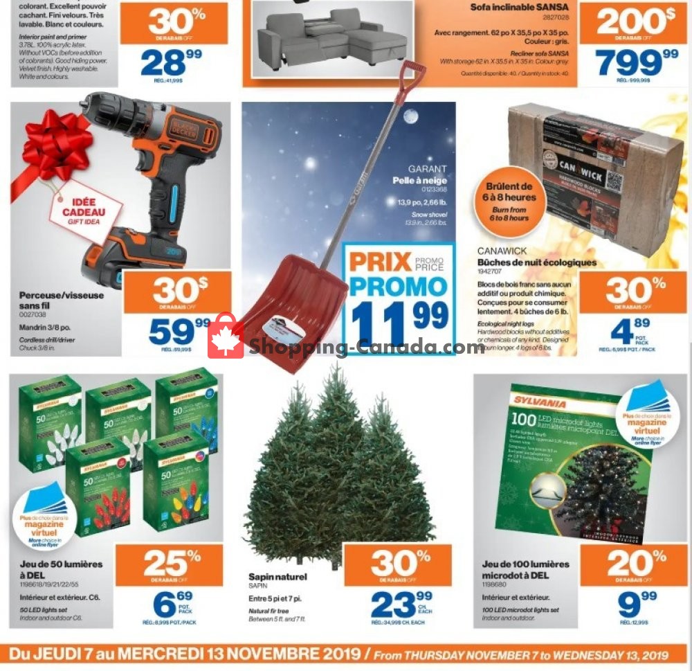 Patrick Morin flyer from Thursday November 7, 2019 to Wednesday November 13, 2019 - page 2