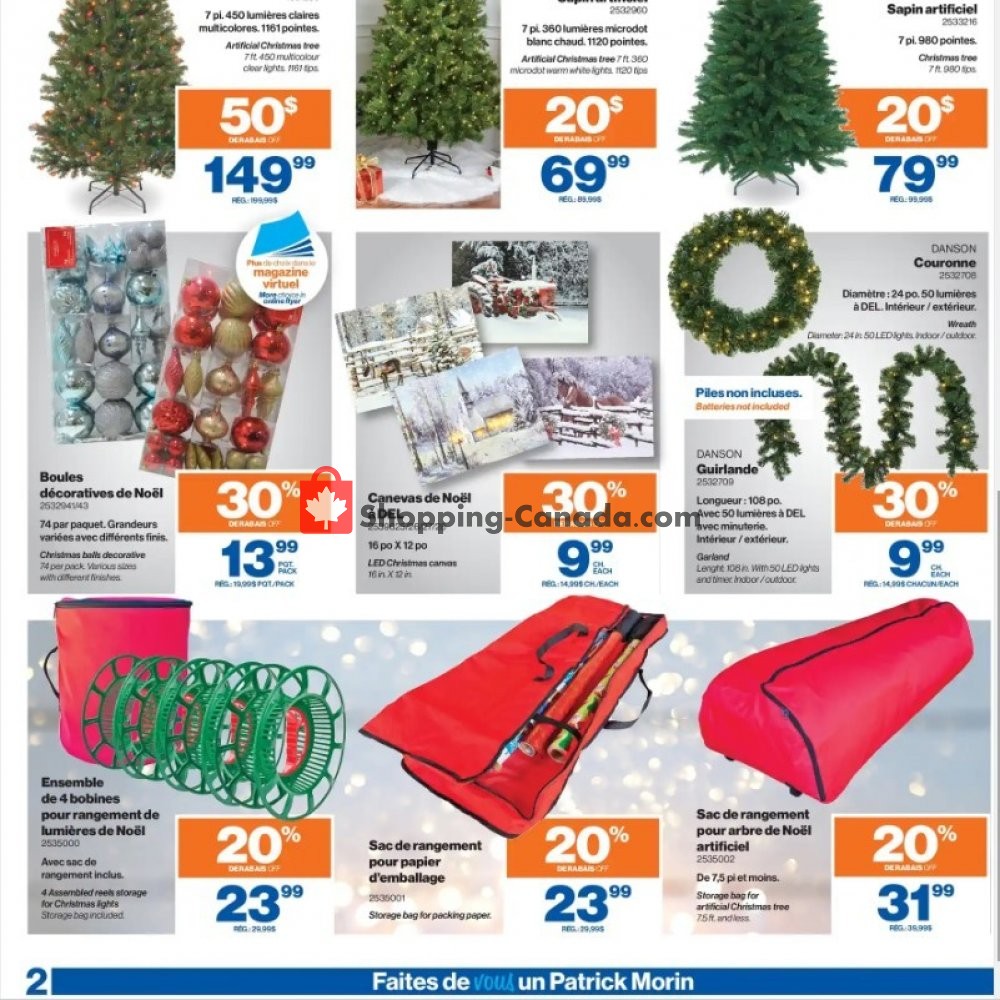 Patrick Morin flyer from Thursday November 7, 2019 to Wednesday November 13, 2019 - page 4