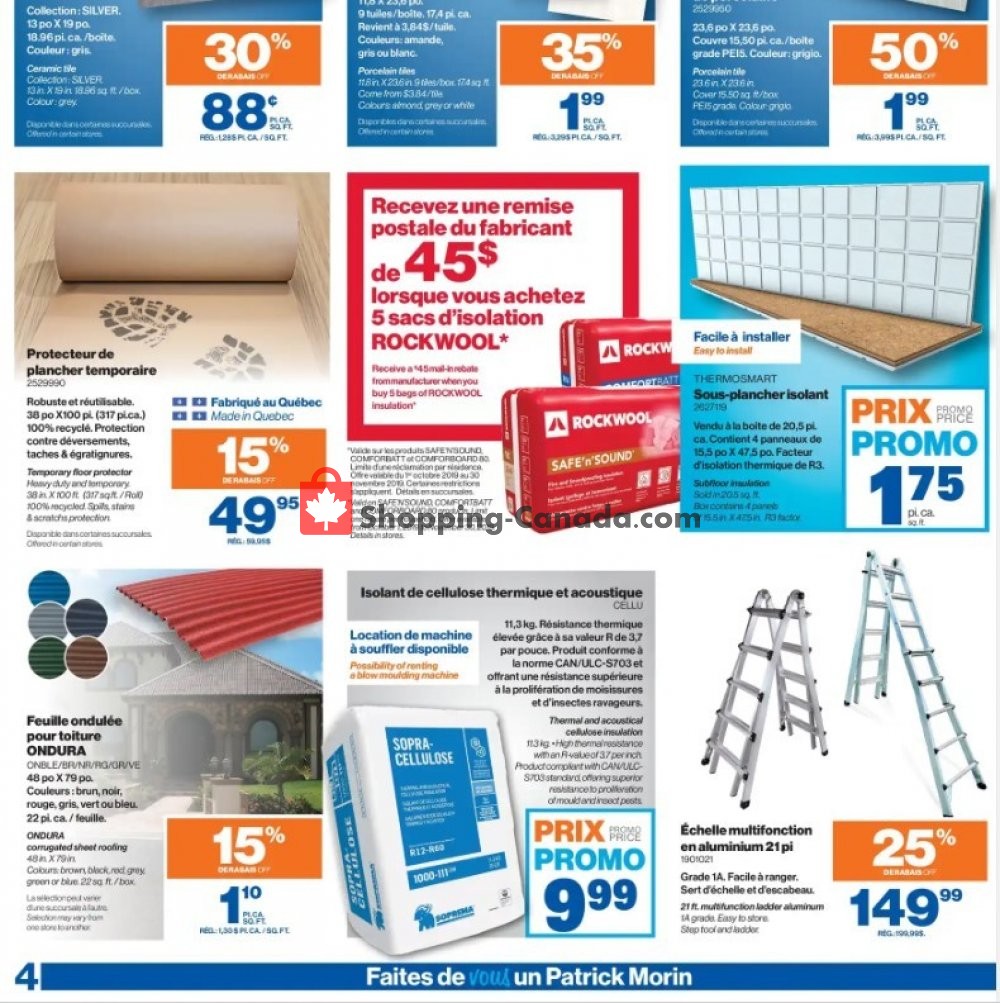 Patrick Morin flyer from Thursday November 7, 2019 to Wednesday November 13, 2019 - page 8