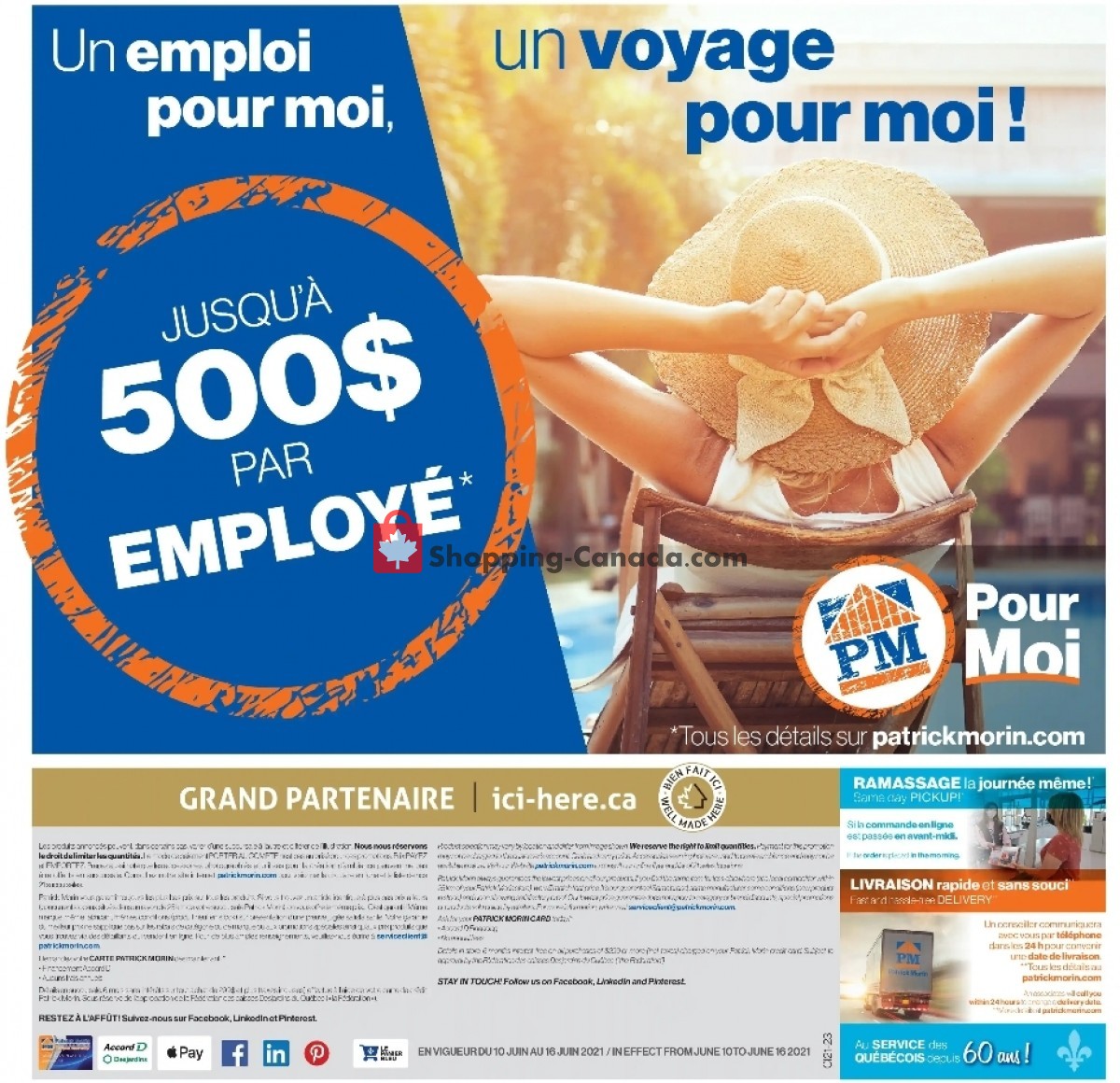 Patrick Morin flyer from Thursday June 10, 2021 to Wednesday June 16, 2021 - page 9