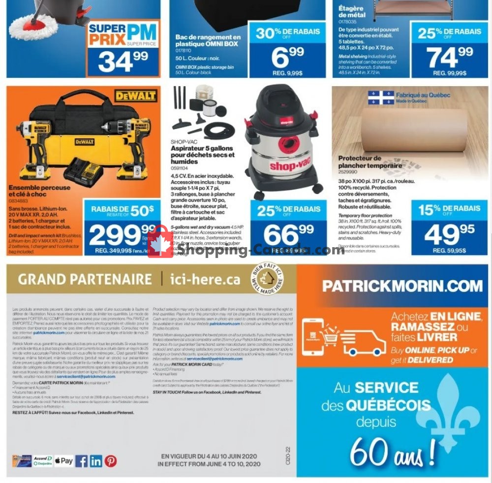 Patrick Morin flyer from Thursday June 4, 2020 to Wednesday June 10, 2020 - page 13