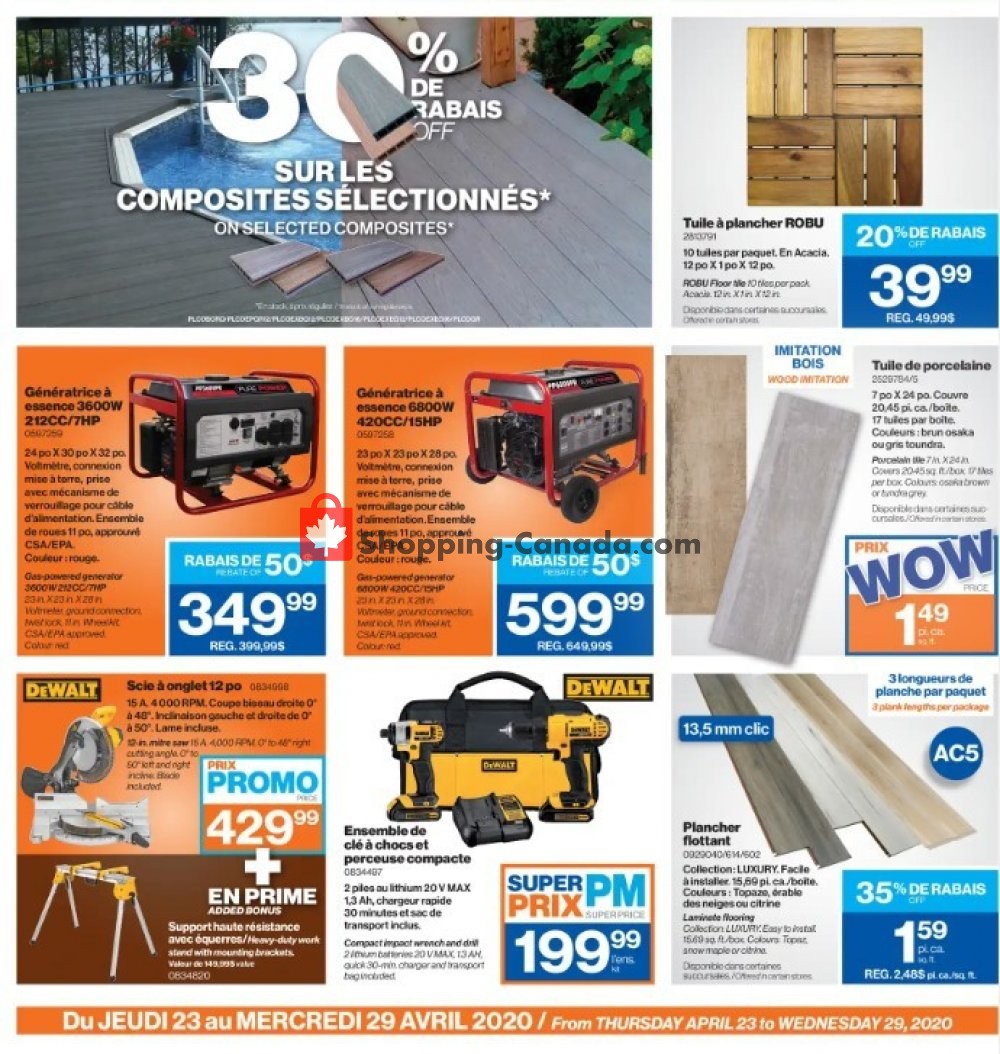 Patrick Morin flyer from Thursday April 23, 2020 to Wednesday April 29, 2020 - page 3