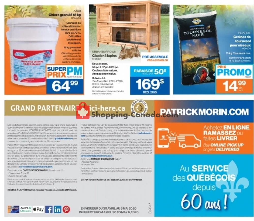 Patrick Morin flyer from Thursday April 30, 2020 to Wednesday May 6, 2020 - page 9