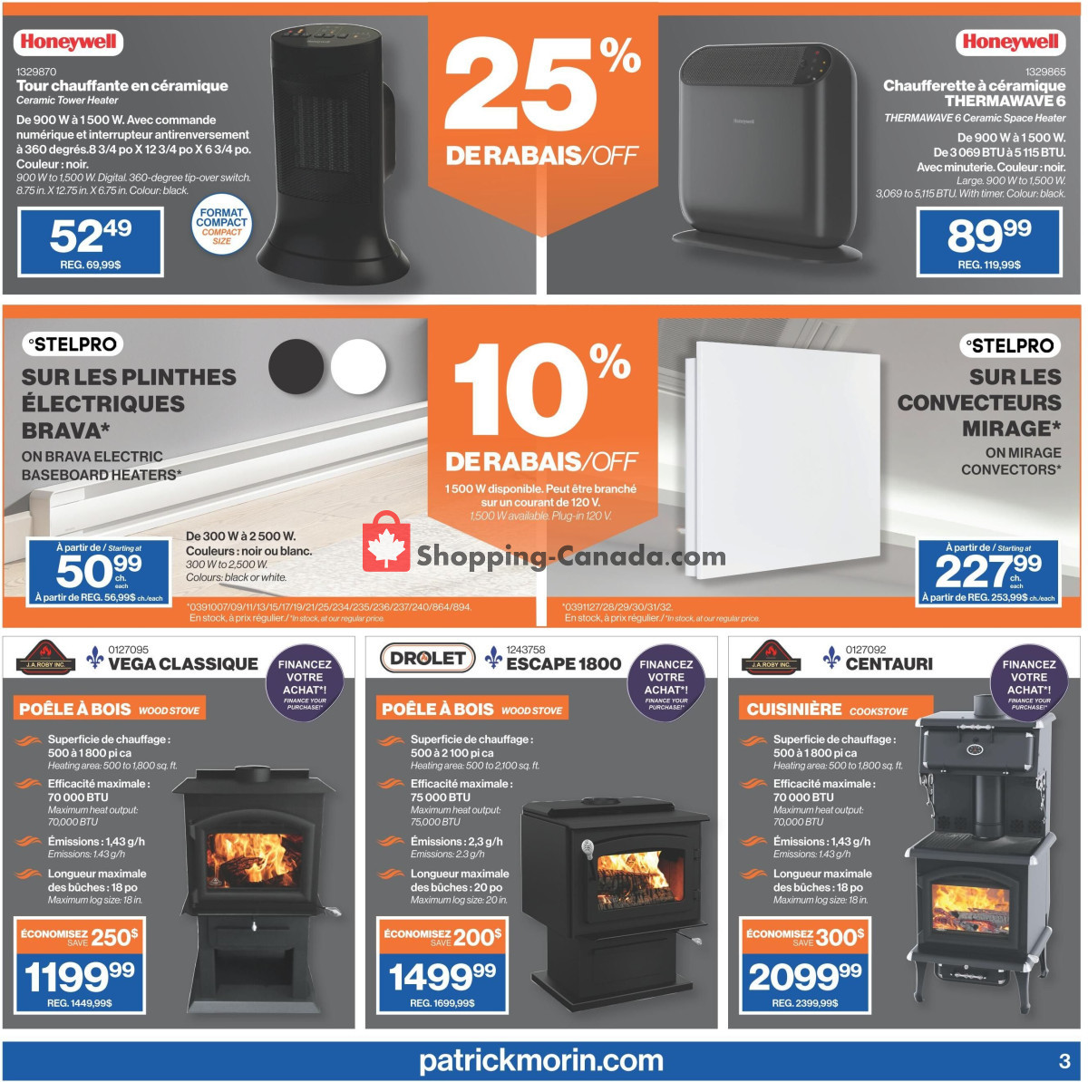 Patrick Morin flyer from Thursday December 28, 2023 to Wednesday January 10, 2024 - page 3