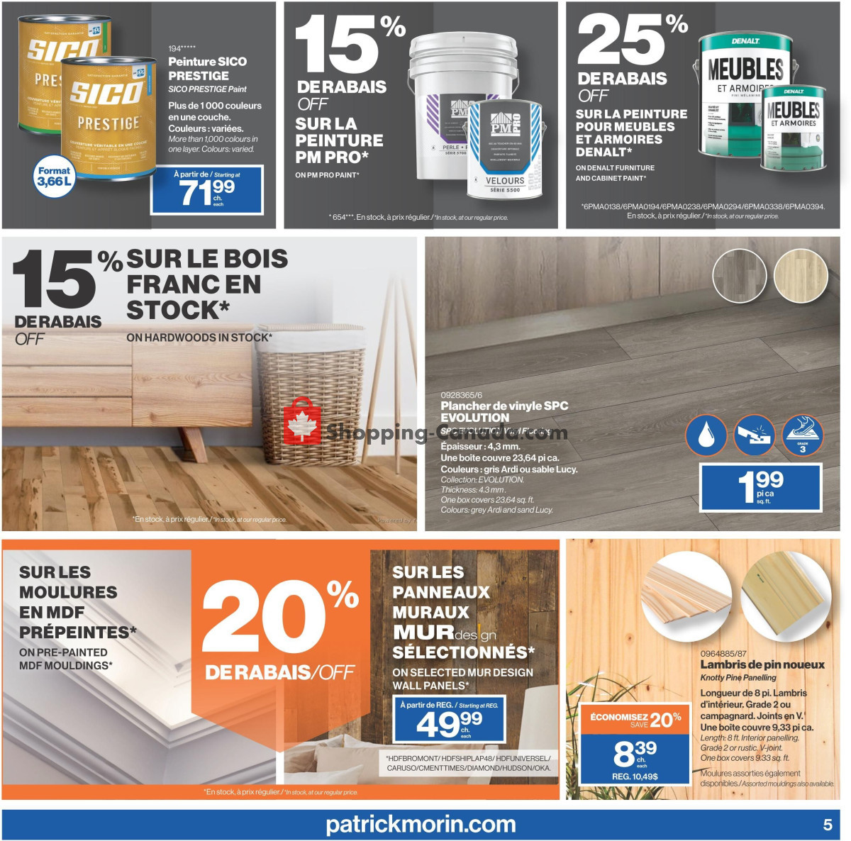 Patrick Morin flyer from Thursday December 28, 2023 to Wednesday January 10, 2024 - page 5