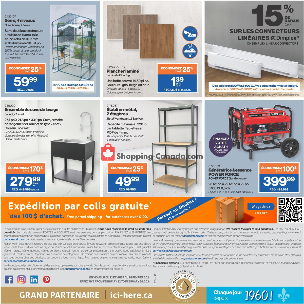 Patrick Morin flyer from Thursday February 22, 2024 to Wednesday February 28, 2024 - page 2