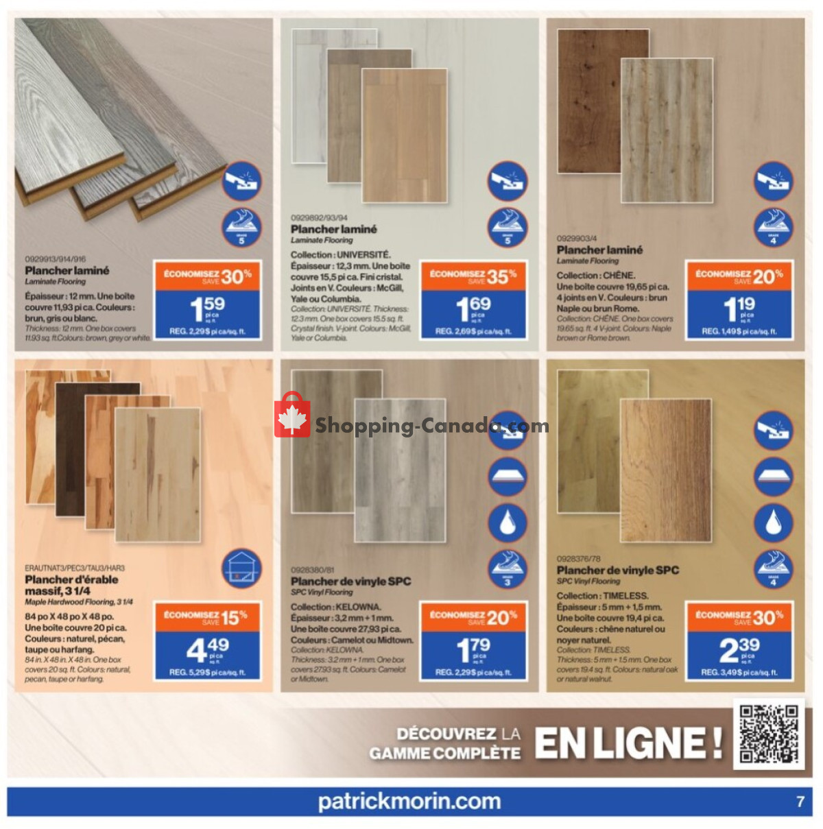 Patrick Morin flyer from Thursday January 11, 2024 to Wednesday January 24, 2024 - page 7