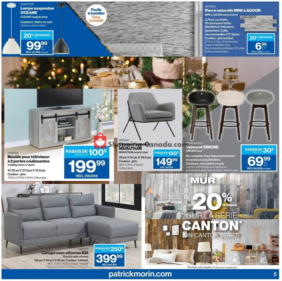 Patrick Morin flyer from Thursday December 2, 2021 to Wednesday December 8, 2021 - page 5