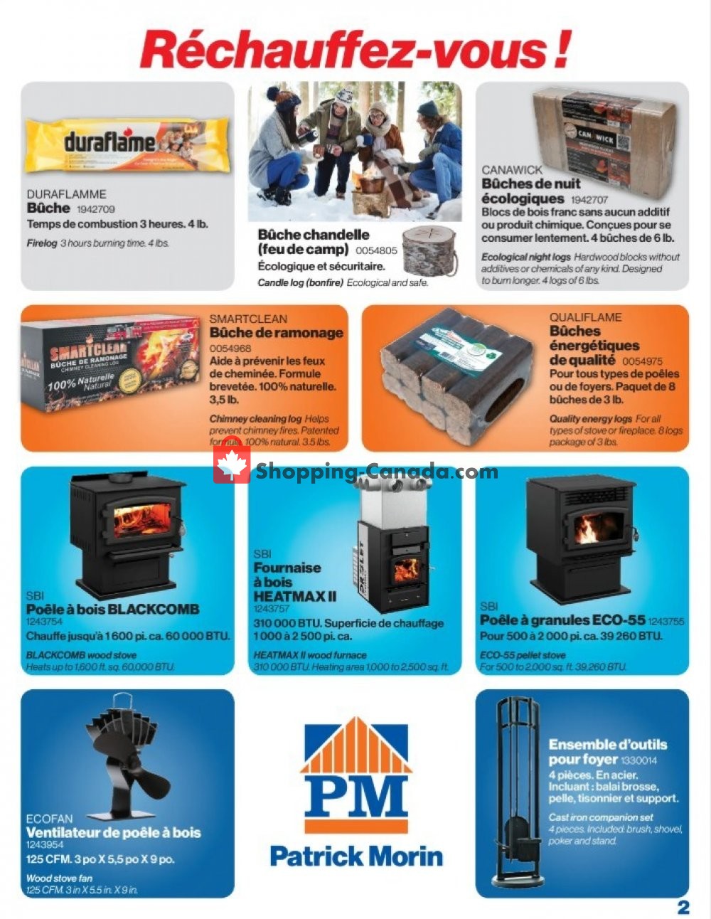 Patrick Morin flyer from Friday December 27, 2019 to Friday January 31, 2020 - page 2