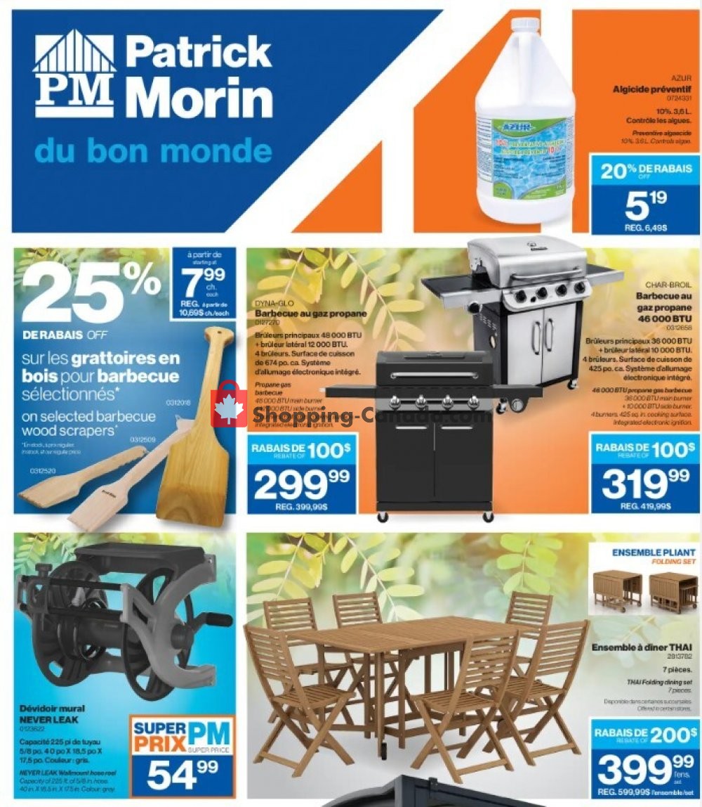 Patrick Morin flyer from Thursday July 9, 2020 to Wednesday July 15, 2020 - page 1