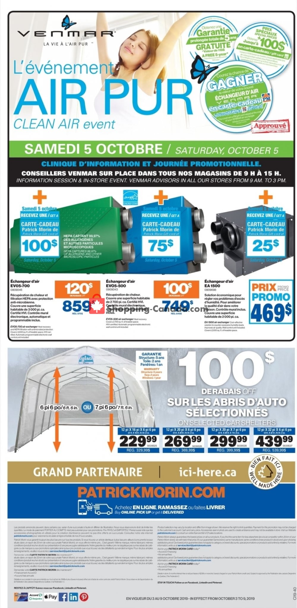 Patrick Morin flyer from Thursday October 3, 2019 to Wednesday October 9, 2019 - page 4