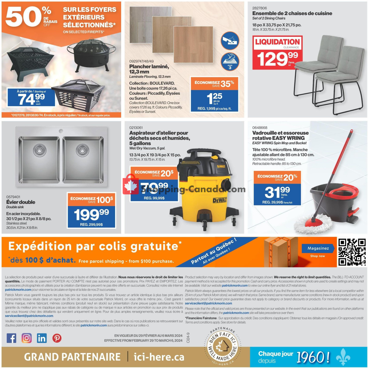 Patrick Morin flyer from Thursday February 29, 2024 to Wednesday March 6, 2024 - page 2