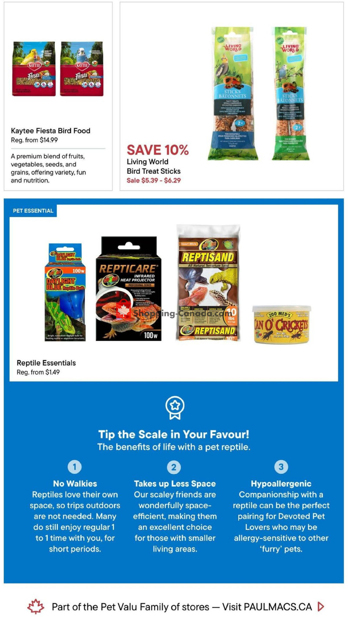 Paulmac's Pets flyer from Thursday January 25, 2024 to Wednesday February 28, 2024 - page 20