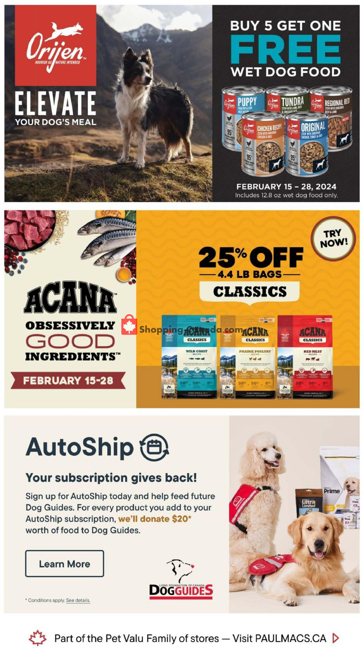Paulmac's Pets flyer from Thursday January 25, 2024 to Wednesday February 28, 2024 - page 4