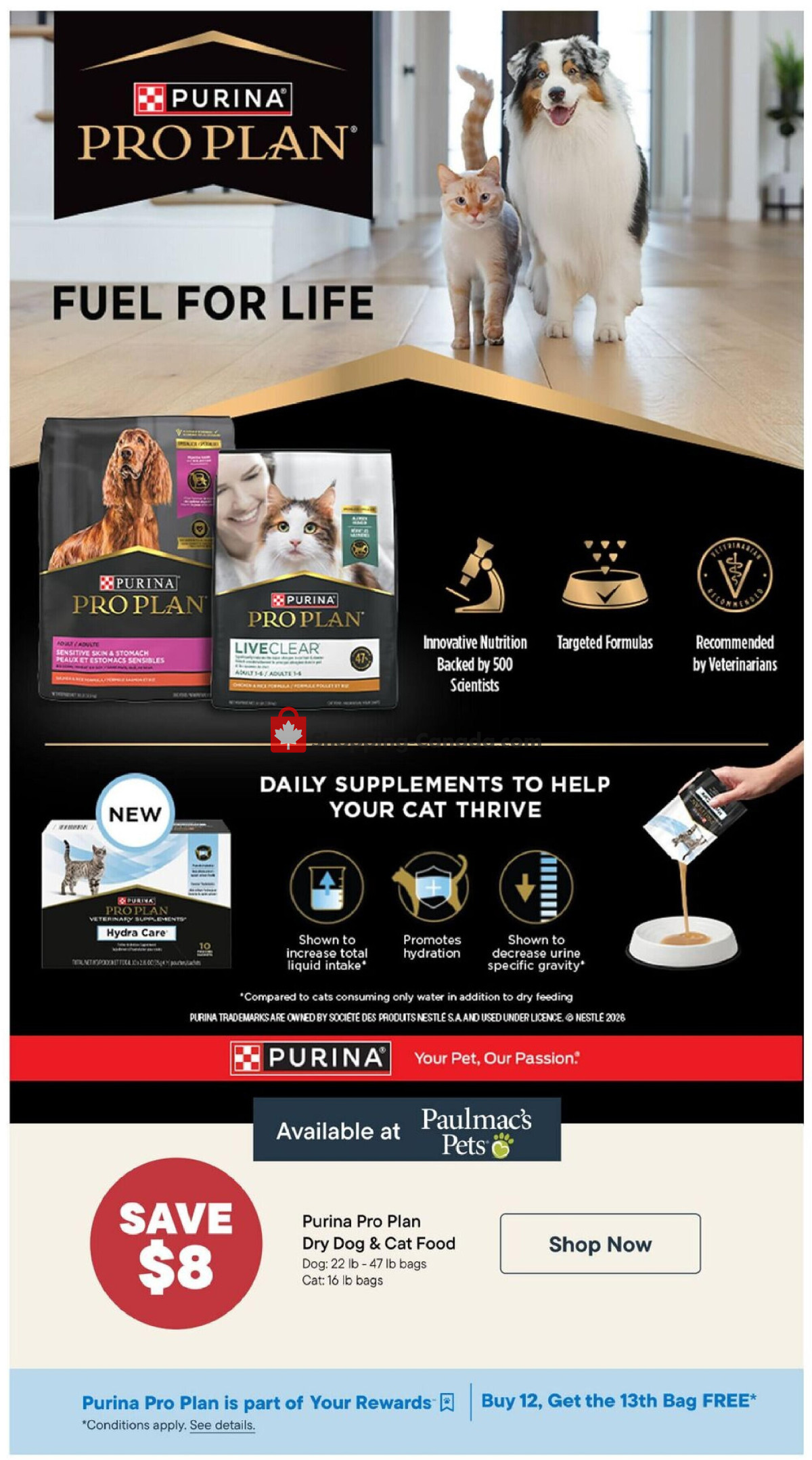 Paulmac's Pets flyer from Thursday September 3, 2026 to Wednesday September 16, 2026 - page 18