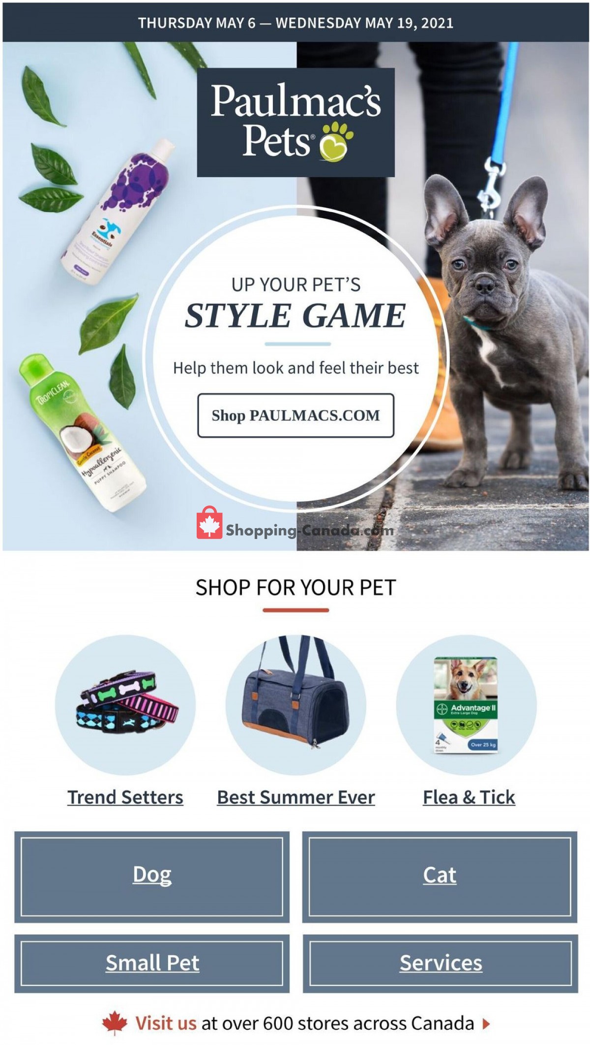 Paulmac's Pets flyer from Thursday May 6, 2021 to Wednesday May 19, 2021 - page 1