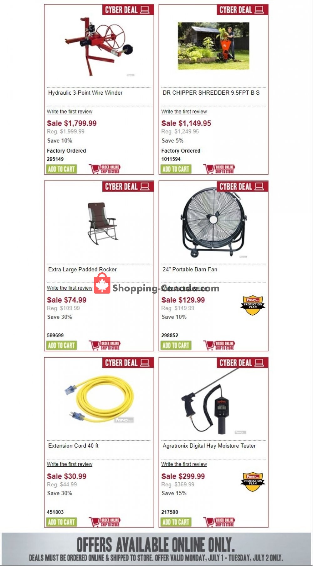 Peavey Mart flyer from Monday July 1, 2019 to Tuesday July 2, 2019 - page 6