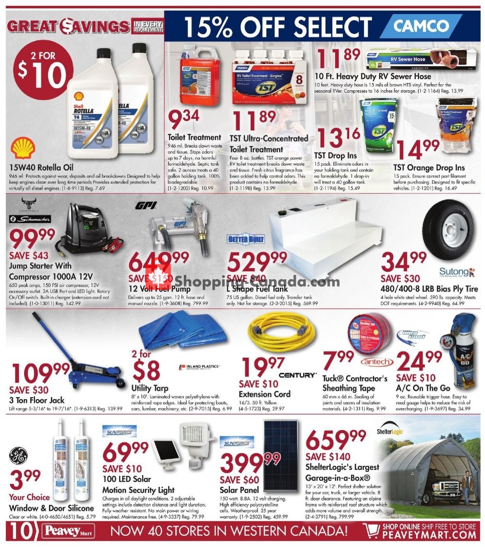 Peavey Mart flyer from Friday June 28, 2019 to Sunday July 7, 2019 - page 10