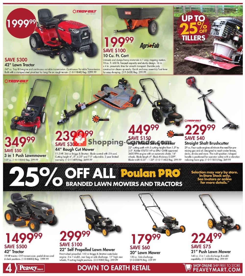 Peavey Mart flyer from Friday June 28, 2019 to Sunday July 7, 2019 - page 4