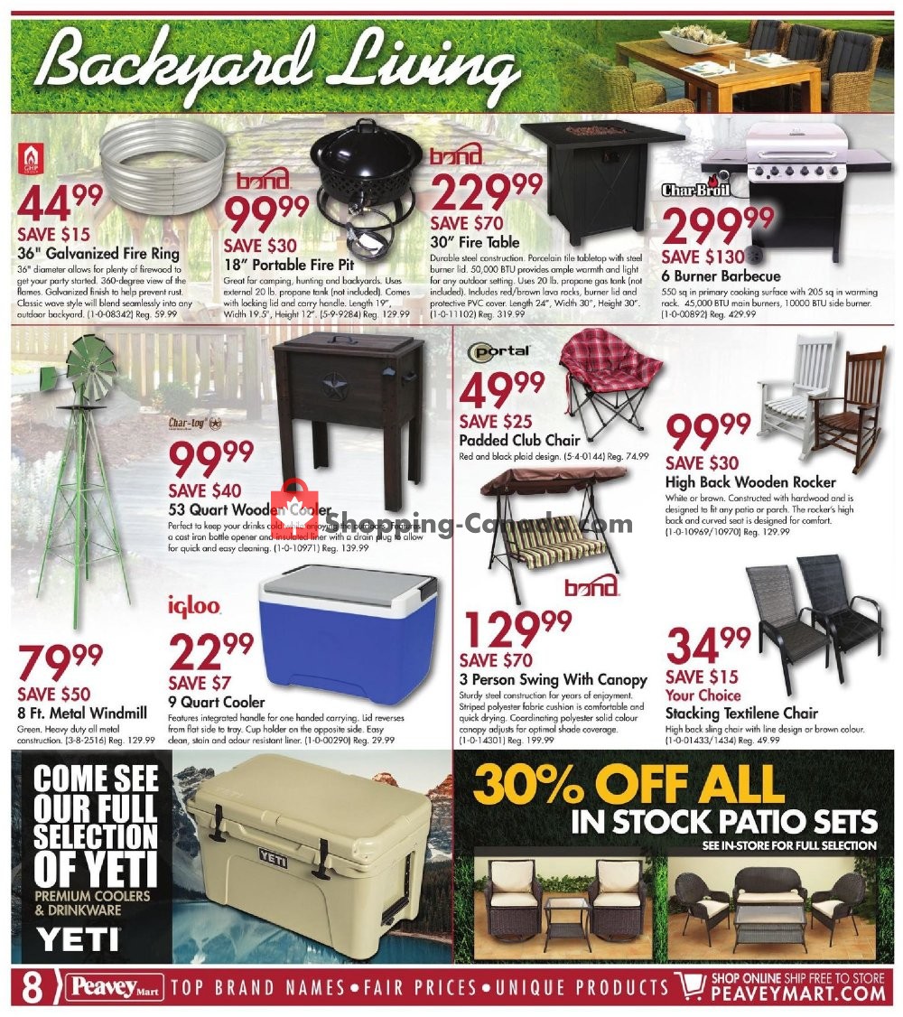 Peavey Mart flyer from Friday June 28, 2019 to Sunday July 7, 2019 - page 8