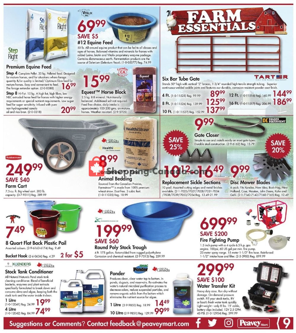 Peavey Mart flyer from Friday June 28, 2019 to Sunday July 7, 2019 - page 9