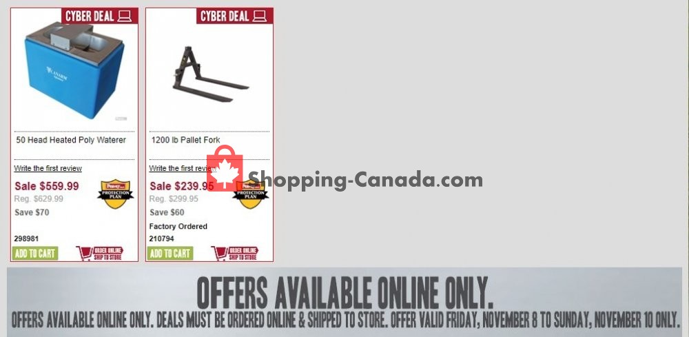 Peavey Mart flyer from Friday November 8, 2019 to Sunday November 10, 2019 - page 6
