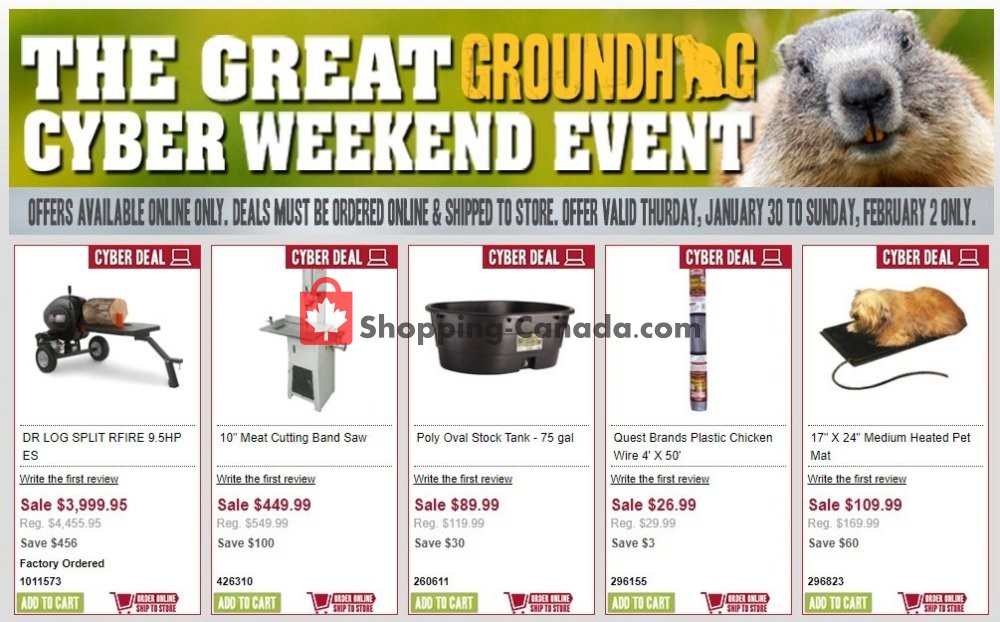 Peavey Mart flyer from Thursday January 30, 2020 to Sunday February 2, 2020 - page 1
