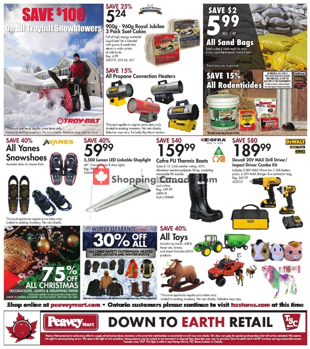 Peavey Mart flyer from Friday January 22, 2021 to Thursday January 28, 2021 - page 14