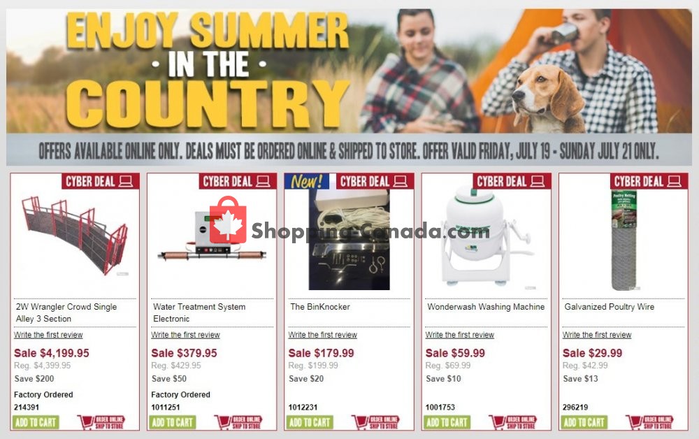 Peavey Mart flyer from Friday July 19, 2019 to Sunday July 21, 2019 - page 1