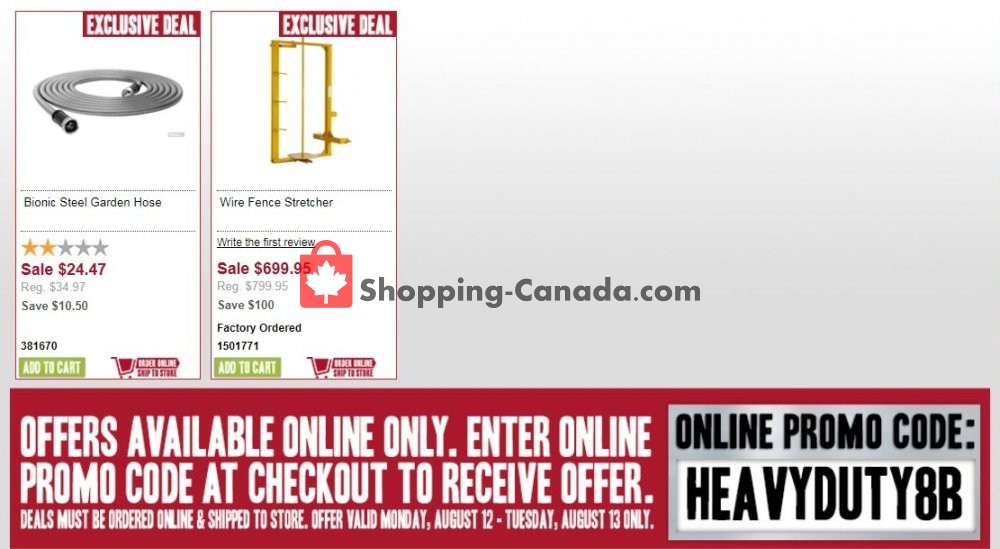 Peavey Mart flyer from Monday August 12, 2019 to Tuesday August 13, 2019 - page 5