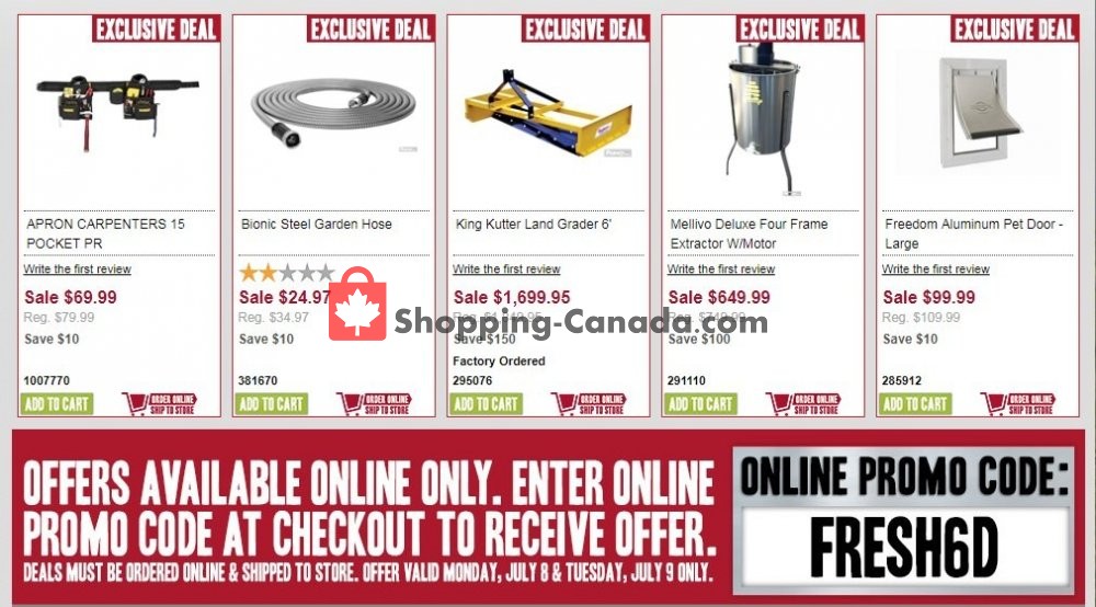 Peavey Mart flyer from Monday July 8, 2019 to Tuesday July 9, 2019 - page 4