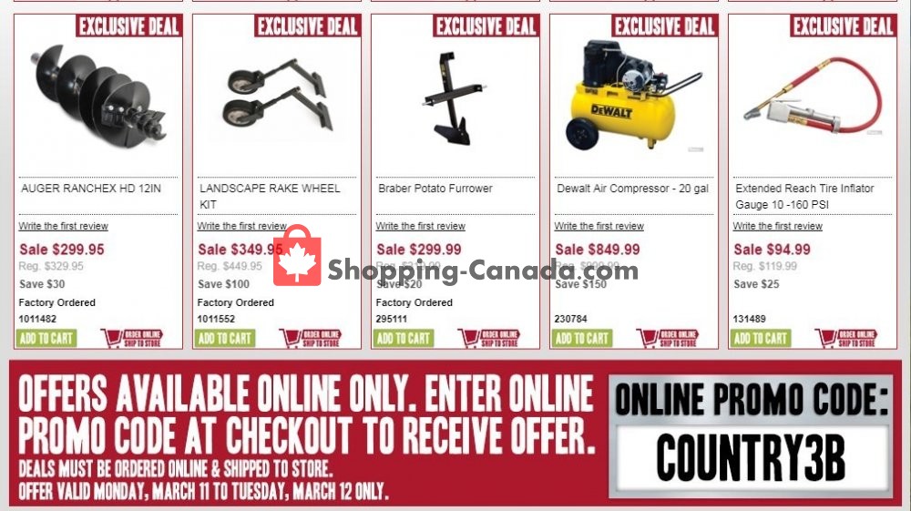 Peavey Mart flyer from Monday March 11, 2019 to Tuesday March 12, 2019 - page 5