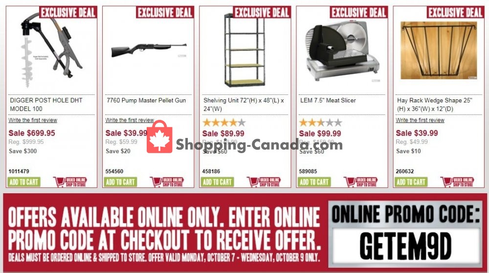 Peavey Mart flyer from Monday October 7, 2019 to Wednesday October 9, 2019 - page 5