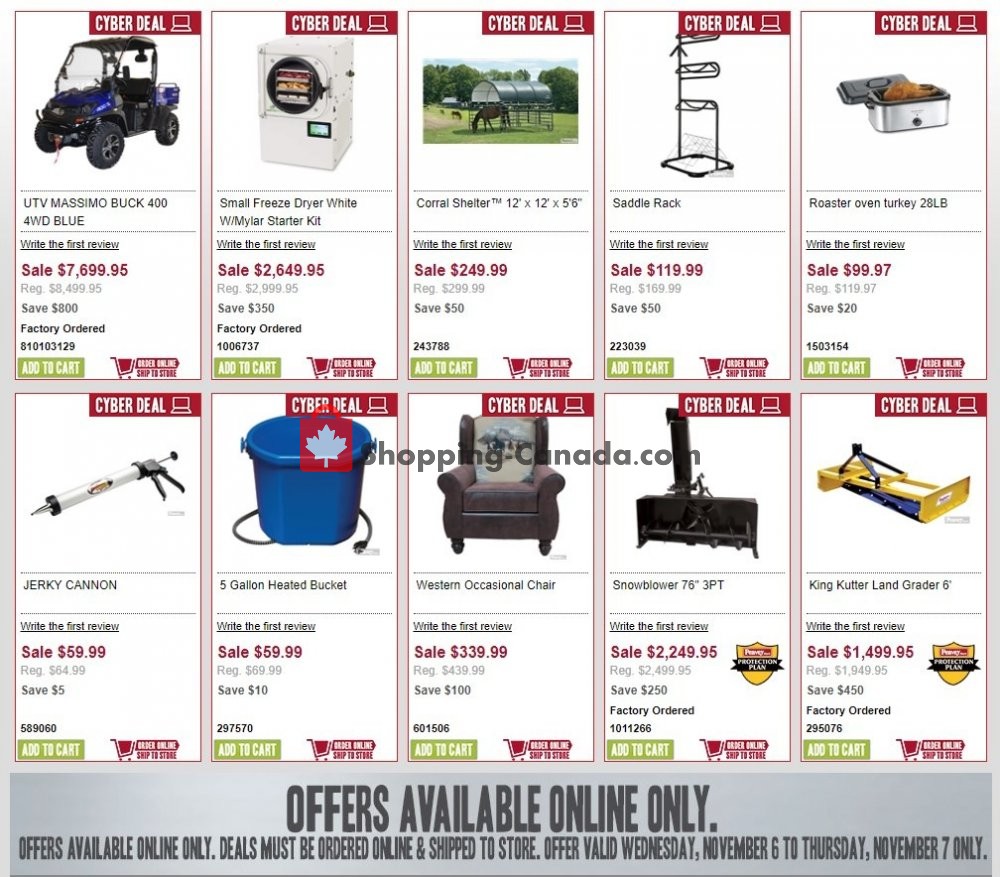 Peavey Mart flyer from Wednesday November 6, 2019 to Thursday November 7, 2019 - page 4