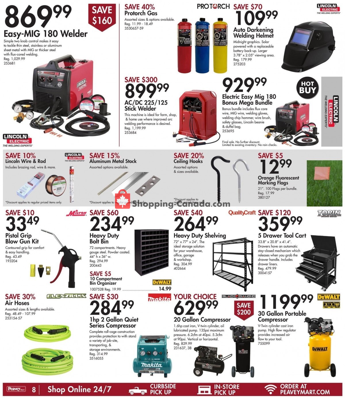 Peavey Mart Canada, flyer (Feed N' Seed Event) January 6 January