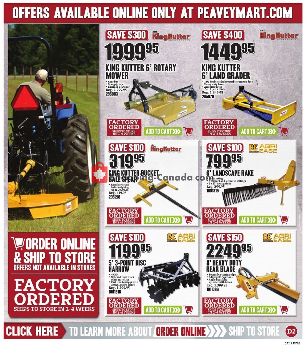 Peavey Mart flyer from Friday May 3, 2019 to Thursday May 9, 2019 - page 14