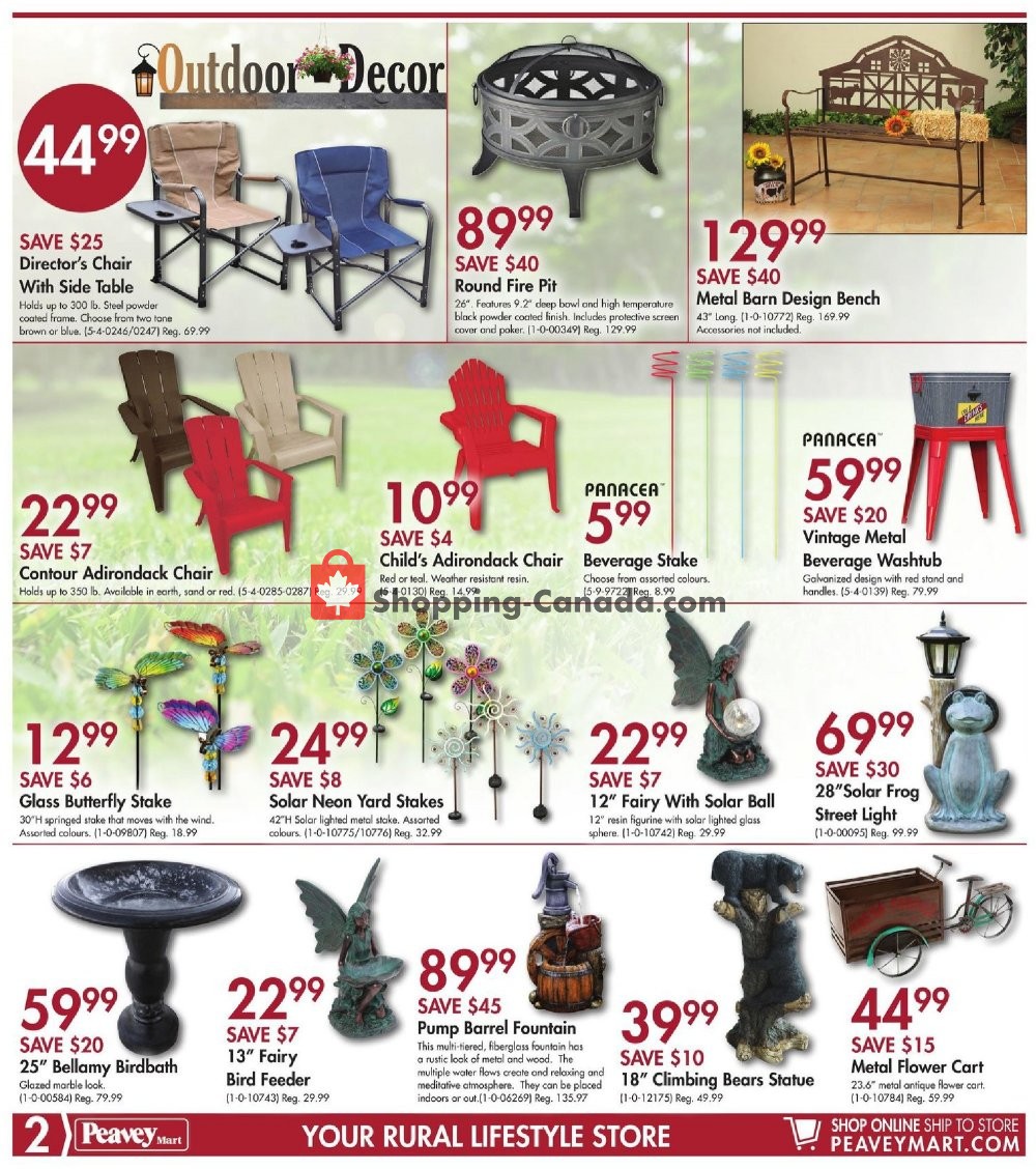 Peavey Mart flyer from Friday May 3, 2019 to Thursday May 9, 2019 - page 2