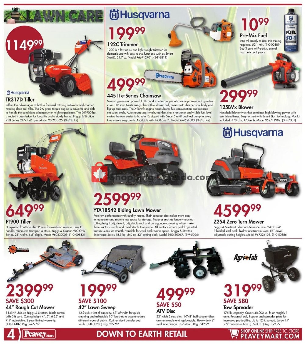 Peavey Mart flyer from Friday May 3, 2019 to Thursday May 9, 2019 - page 4