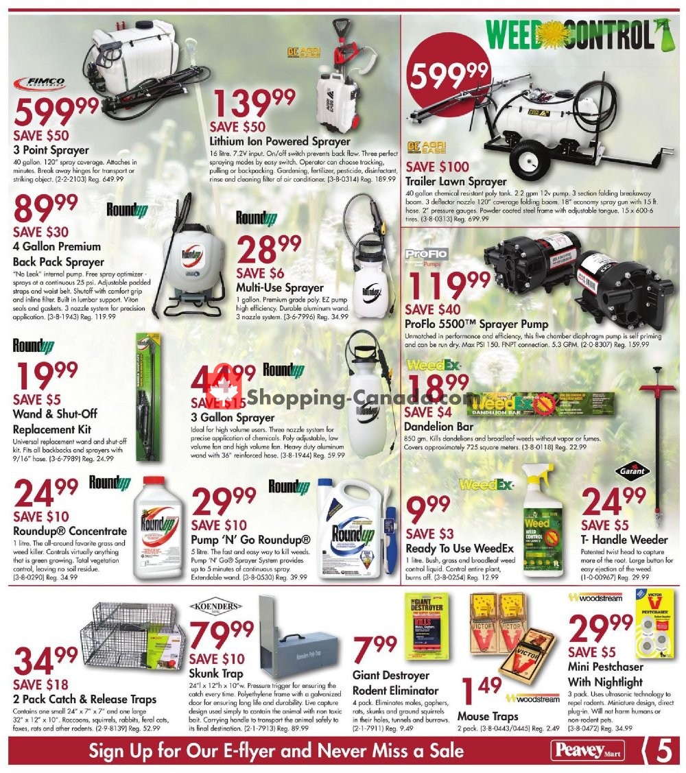 Peavey Mart flyer from Friday May 3, 2019 to Thursday May 9, 2019 - page 5