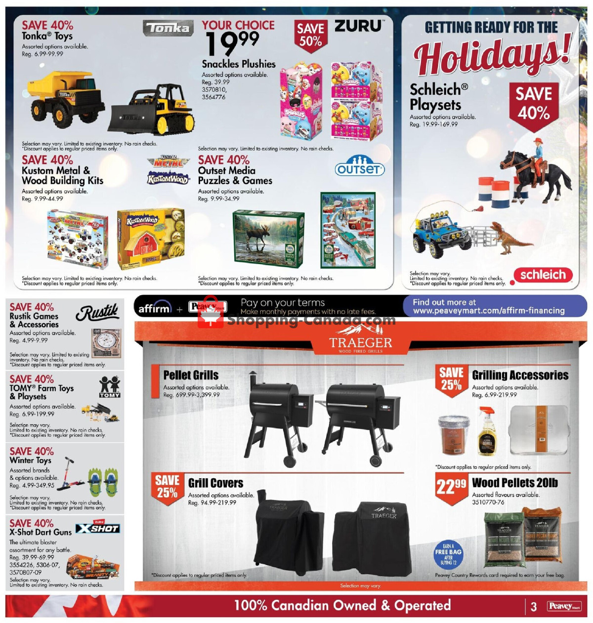Peavey Mart flyer from Friday December 6, 2024 to Thursday December 12, 2024 - page 4