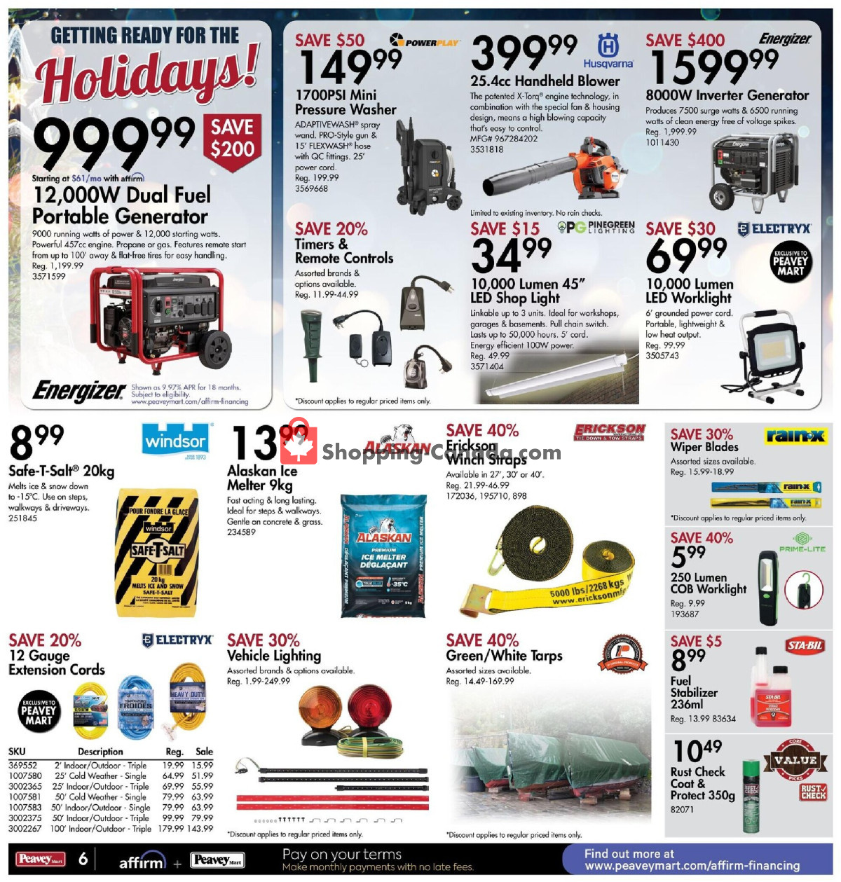 Peavey Mart flyer from Friday December 6, 2024 to Thursday December 12, 2024 - page 8