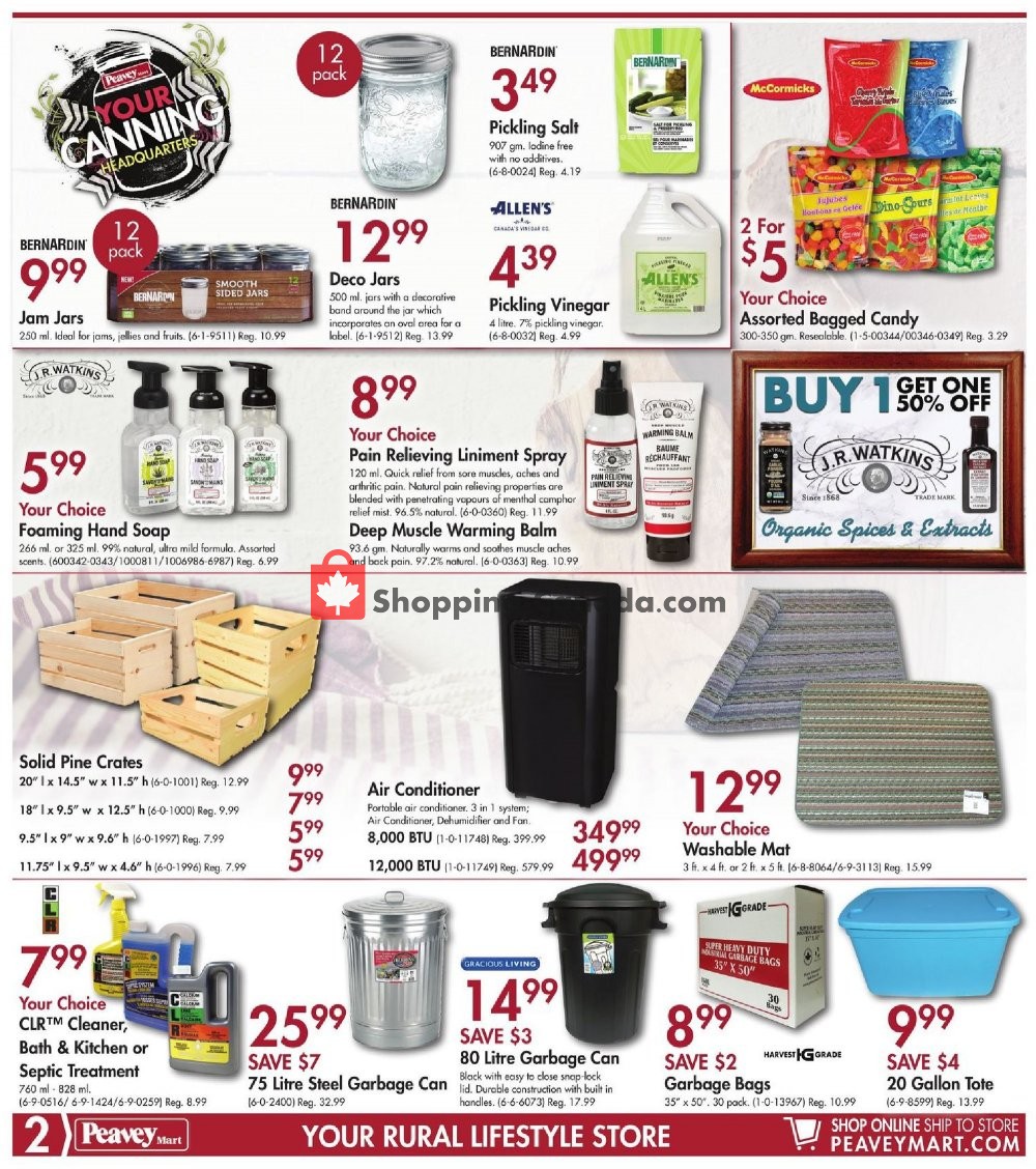 Peavey Mart flyer from Friday August 9, 2019 to Sunday August 18, 2019 - page 2