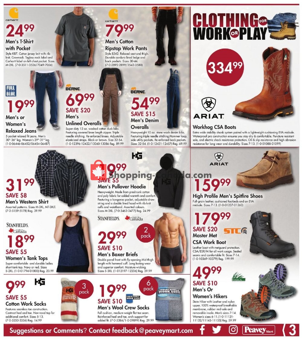 Peavey Mart flyer from Friday August 9, 2019 to Sunday August 18, 2019 - page 3