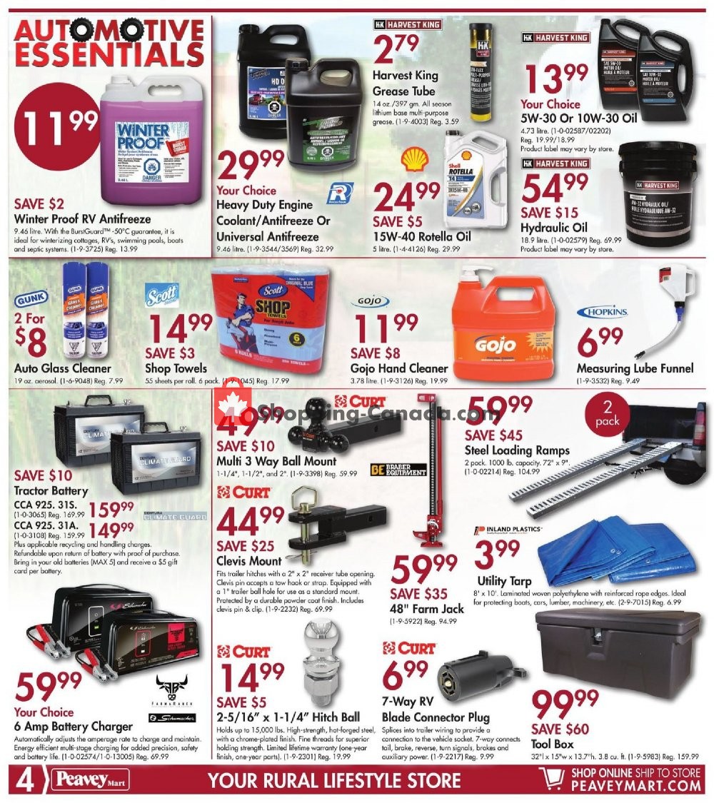 Peavey Mart flyer from Friday August 9, 2019 to Sunday August 18, 2019 - page 4