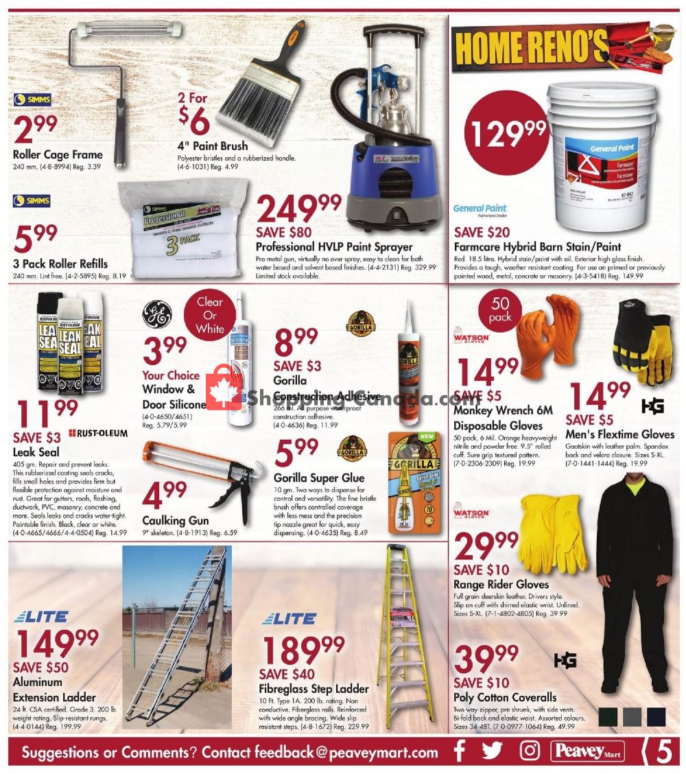 Peavey Mart flyer from Friday August 9, 2019 to Sunday August 18, 2019 - page 5